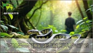 outdoor adventures for ball pythons