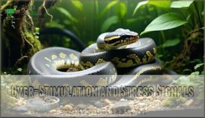over-stimulation and stress signals