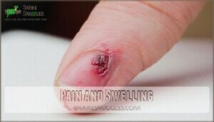 pain and swelling