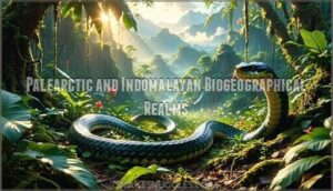 palearctic and indomalayan biogeographical realms