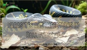parasites and infections in ball pythons