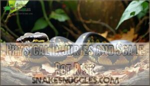 physical injuries and scale rot risk
