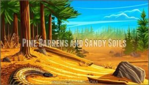 pine barrens and sandy soils