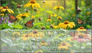 pollinator gardens for bees and butterflies