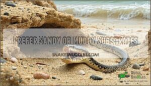 prefer sandy or muddy substrates