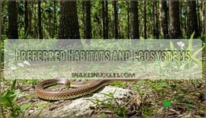 preferred habitats and ecosystems