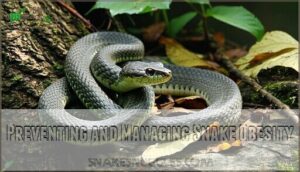 preventing and managing snake obesity