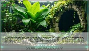 preventing parasites and infections