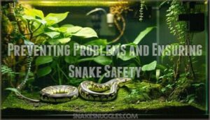 preventing problems and ensuring snake safety