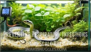 preventing respiratory infections and scale rot
