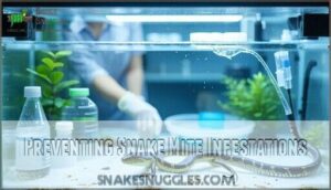 preventing snake mite infestations