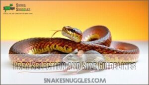 prey selection and size guidelines