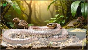 prey variety and supplements