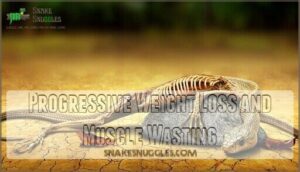progressive weight loss and muscle wasting