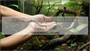 proper handling and enrichment techniques