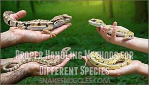proper handling methods for different species