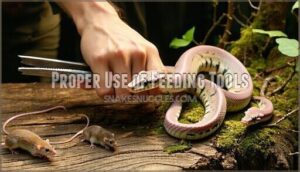 proper use of feeding tools