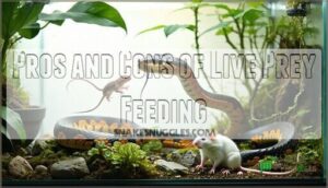 pros and cons of live prey feeding