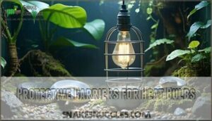 protective barriers for heat bulbs