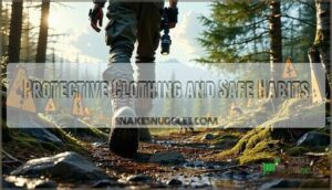 protective clothing and safe habits