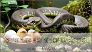 protein-rich diet for egg development