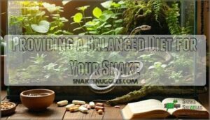 providing a balanced diet for your snake