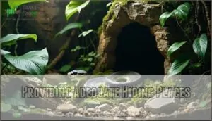 providing adequate hiding places providing adequate hiding places