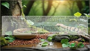 providing dietary variety and wild diet mimicry