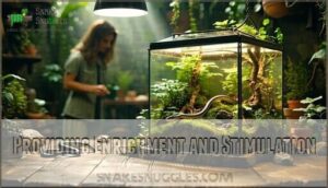 providing enrichment and stimulation