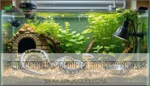 quarantine procedures for new snakes