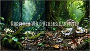 rarity in wild versus captivity