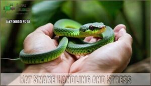 rat snake handling and stress