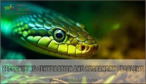 recognizing dehydration and husbandry problems