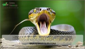 recognizing normal yawning