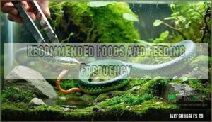 recommended foods and feeding frequency