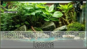 recommended live prey and gut loading