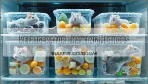 refrigerator thawing methods