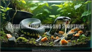 regurgitation signs and symptoms