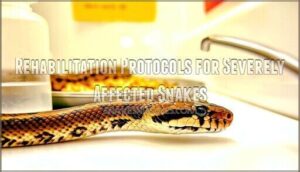 rehabilitation protocols for severely affected snakes