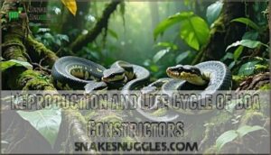 reproduction and life cycle of boa constrictors