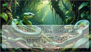 reproduction, diet, and lifespan of boas