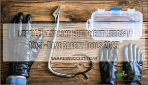 reptile handling equipment needs