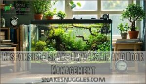 responsible snake ownership and odor management