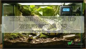 reticulated python size and care
