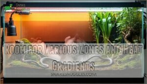 room for various zones and heat gradients