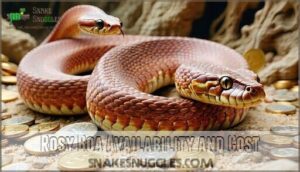 rosy boa availability and cost