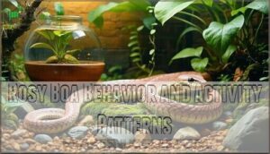 rosy boa behavior and activity patterns