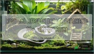 rosy boa lifespan and temperament