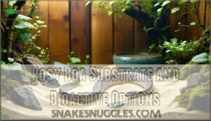 rosy boa substrate and bioactive options
