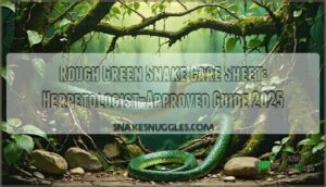 rough green snake care sheet approved by a herpetologist